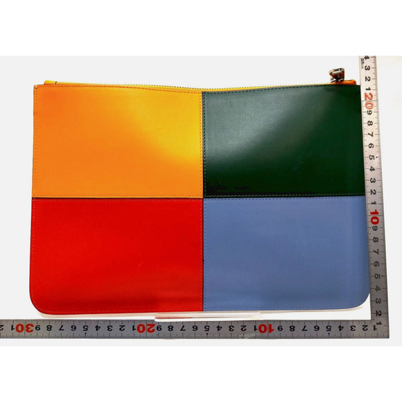 Burberry Clutch Bag Multi Color Leather - Picture 4 of 9